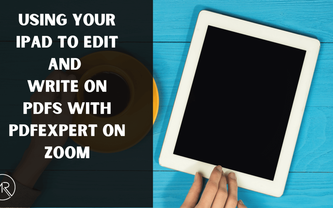 Teaching, Annotating and Editing PDFs During Zoom via PDFExpert